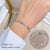 Korean Women Ripple Zodiac Sign Titanium Steel Gold Plating Bracelets