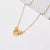 Geometric Titanium Steel 18K Gold Plated Necklaces