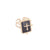 Women Retro Vintage Heart Cross Flower Stainless Steel Oil Dripping Rings