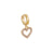 Women Heart Stainless Steel Electroplating Earrings