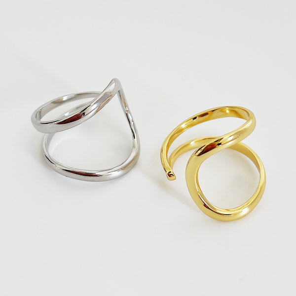 Women Heart Silver Silver Plating Rings