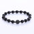 Retro Unisex Vintage Geometric Agate Electroplating Beaded Bracelets