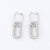 IG Style Women Diamond Metal Geometric Geometric Copper Earrings