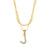 Fashion Stripe Number Text Letter Stainless Steel 18K Gold Plated Necklaces