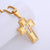 British Vintage Cross Stainless Steel Electroplating Pendants