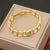 Retro Vintage Stainless Steel Electroplating Bangles