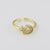 Women Metal Gold Plated Copper Rings