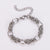 Unisex Minimalist Stripe Circle U-Shape Stainless Steel Electroplating Bracelets