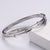 Natural Women Metal Diamond Crown Stainless Steel Bangles