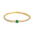 Moderate Luxury Women Round Geometric Gold Plating Diamond Inlay Bracelets