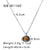 IG Style Round Geometric Stainless Steel Electroplating Necklaces