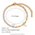 Fashion Round Circle Geometric Stainless Steel 18K Gold Plated Necklaces