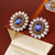 Medieval Flower Flower Alloy Electroplating Earrings