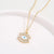 Women Eye Eye Copper Electroplating Necklaces