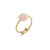 Women Geometric Stainless Steel 18K Gold Plated Rings