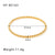 IG Style Circle Twisted Stainless Steel Electroplating Bangles