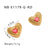 IG Style Heart Heart Stainless Steel Electroplating Earrings