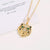 Unisex Punk Animal Chinese Zodiac Animal Zircon Gold Plating Necklaces