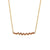 Fashion Stripe Circle Geometric Stainless Steel 18K Gold Plated Necklaces