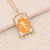 Retro Unisex Vintage Metal Geometric Copper Oil Dripping Pendants