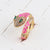 IG Style Women Diamond Metal Snake Shape Copper Rings