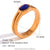 Women Fashion Circle Geometric Stainless Steel 18K Gold Plated Rings