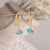 Women IG Style Animal Chinese Zodiac Copper Electroplating Earrings