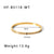 IG Style Octagram Tennis / Diamond Line Chain Asymmetrical Six-Pointed Star Stainless Steel Zircon Inlay Bangles