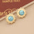 Fashion Heart Stainless Steel Electroplating Stud Earrings