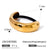 IG Style Ellipse Stainless Steel Electroplating Hair Ties