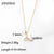 IG Style Chain Geometric Stainless Steel 18K Gold Plated Necklaces