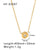 IG Style Hexagon Geometric Stainless Steel Electroplating Necklaces