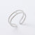 Retro Vintage Women Retro Vintage Geometric Stainless Steel Electroplating Rings