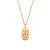 Fashion Geometric Stainless Steel 18K Gold Plated Necklaces