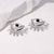 Eye Stainless Steel Electroplating Stud Earrings