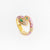 Women Diamond Metal Animal Snake Shape Copper Rings