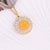 Women Retro Vintage Metal Smile Copper Oil Dripping Pendants