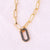 Minimalist Ellipse Round Circle Number Geometric Text Letter Zircon Electroplating Necklaces