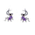 Cartoon Cartoon Zircon Zircon Inlay Earrings