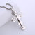 Hip Hop Men Cross Cross Titanium Steel Diamond Inlay Pendants