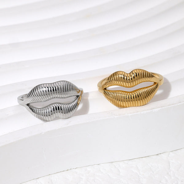 Open Ring Lip Stainless Steel Electroplating Rings