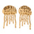 Fashion Jellyfish Animal Chinese Zodiac Stainless Steel Electroplating Stud Earrings