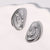 Niche Irregular Stainless Steel Electroplating Stud Earrings