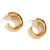 Fashion Circle Geometric Stainless Steel 18K Gold Plated Earrings