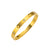 Ellipse Stainless Steel 18K Gold Plated Bangles