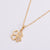 Women Korean Metal Flower Doll Stainless Steel Electroplating Pendants