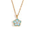 Fashion Petal Geometric Flower Stainless Steel Electroplating Necklaces