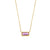 Fashion Quadrilateral Round Geometric Stainless Steel 18K Gold Plated Necklaces