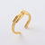 Retro Vintage Women Geometric Geometric Stainless Steel Electroplating Rings