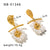 IG Style Heart Heart Stainless Steel Electroplating Earrings